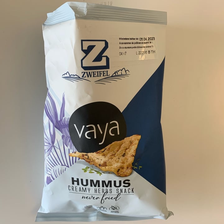 Zweifel Vaya Hummus Chips Review abillion