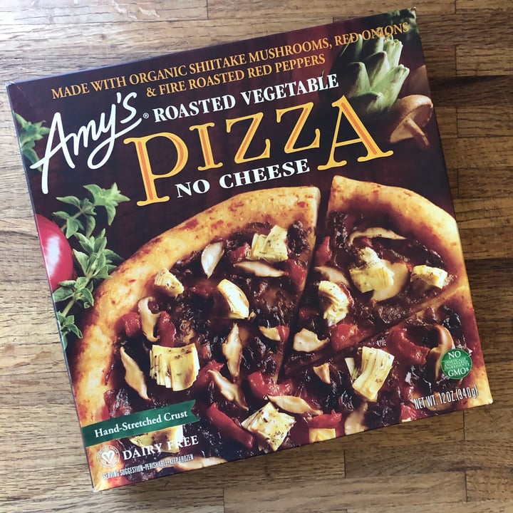 photo of Amy’s Roasted Vegetable Pizza shared by @xtra70s on  21 Apr 2021 - review