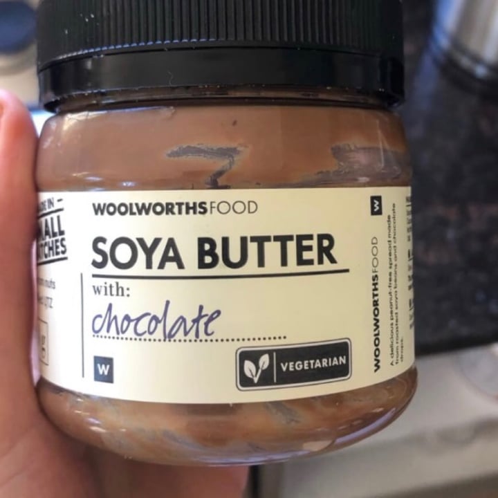 photo of Woolworths Food Woolworths Chocolate Soya Butter shared by @hannahaltmann on  06 Nov 2020 - review