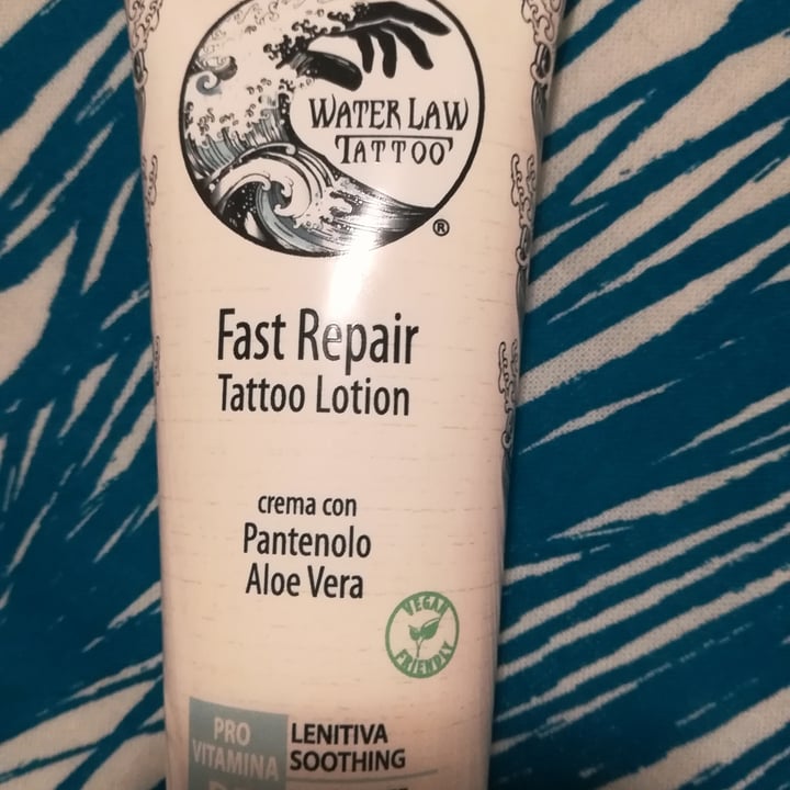 photo of Water Law Tattoo Fast Repair Tattoo Lotion shared by @laetitia16 on  14 May 2021 - review