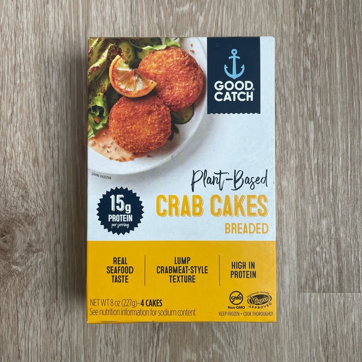 photo of Good Catch Plant Based Crab Cakes shared by @earthlinged on  07 Nov 2022 - review