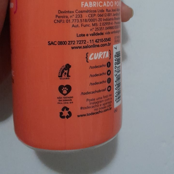 photo of Salon line Creme para pentear to de cacho shared by @renatovegetariano on  16 Oct 2021 - review