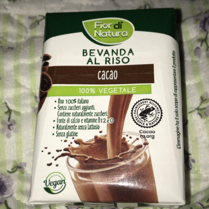 photo of Fior di Natura Bevanda al riso cacao shared by @valemontagna on  13 Apr 2022 - review