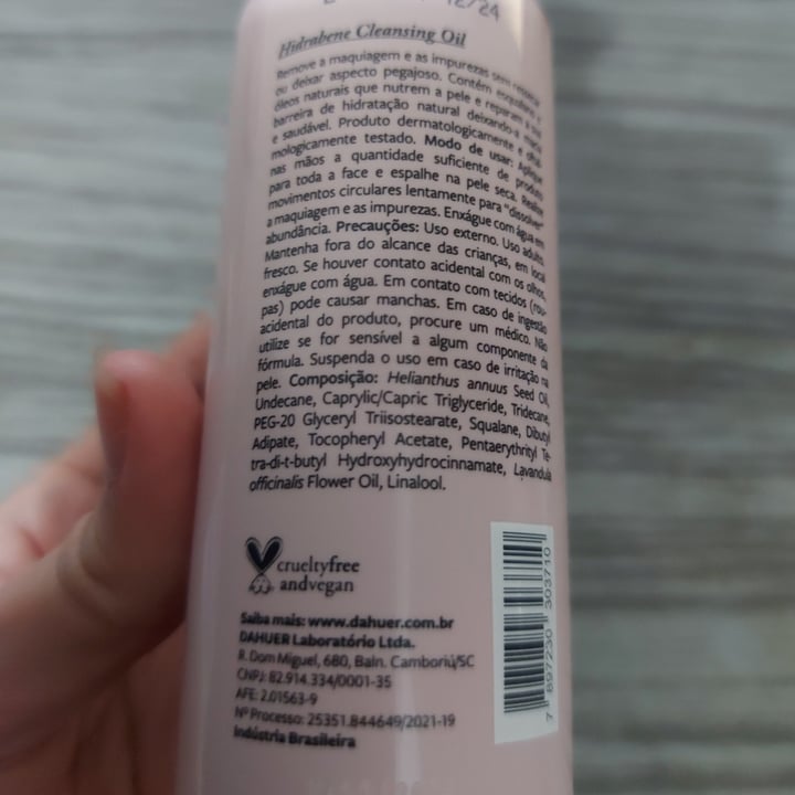 review photo of Hidrabene cleasing oil shared by @marumari on 20 Jun 2022 - review
