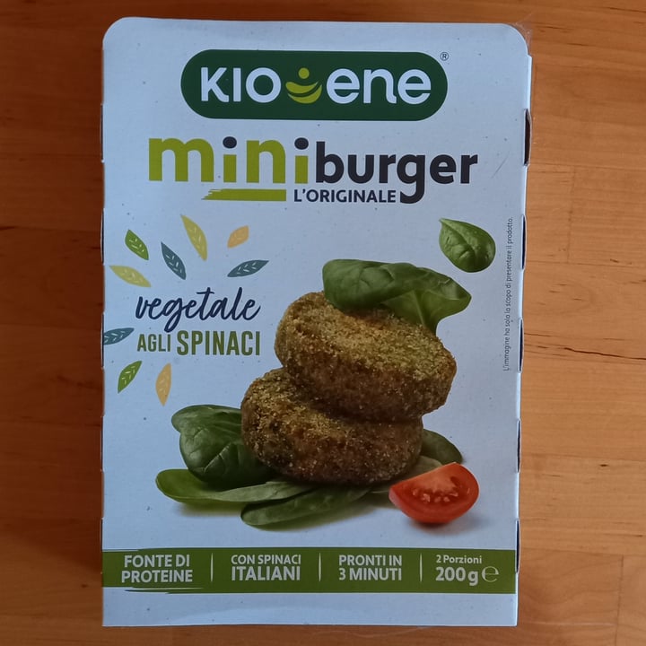 review photo of Kioene Mini Burger Vegetale Agli Spinaci shared by @moniberni on 27 Apr 2022 - review
