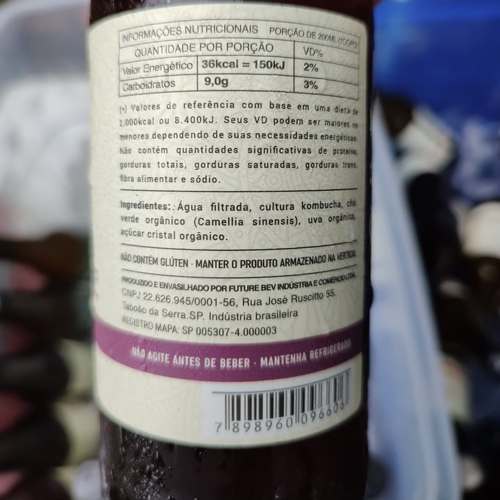 review photo of Puro Verde Kombucha Uva shared by @rodrigodorado on 01 May 2022 - review
