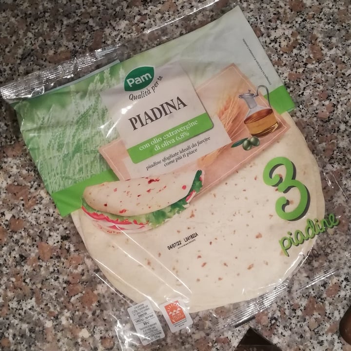 photo of Pam Piadina All'olio EVO shared by @corinnaa on  26 May 2022 - review