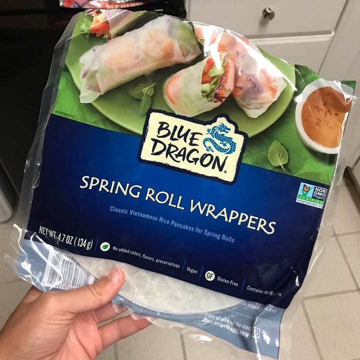 photo of Blue Dragon Spring Roll Wrappers shared by @curvycarbivore on  11 Sep 2020 - review