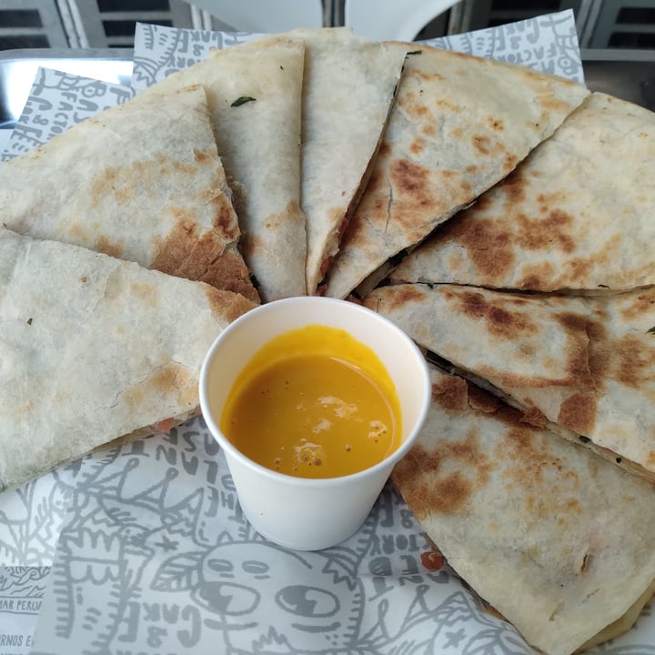 review photo of The Plant Based Factory / SANA Quesadillas shared by @accionantiespecista on 29 May 2022 - review