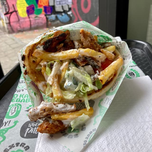 Photo of the dish “Vegan Gyros”