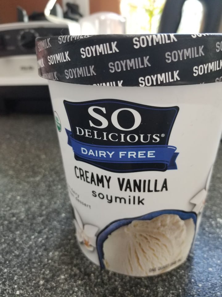 photo of So Delicious Dairy Free Soymilk Creamy Vanilla shared by @shmoopsify on  05 Jan 2020 - review