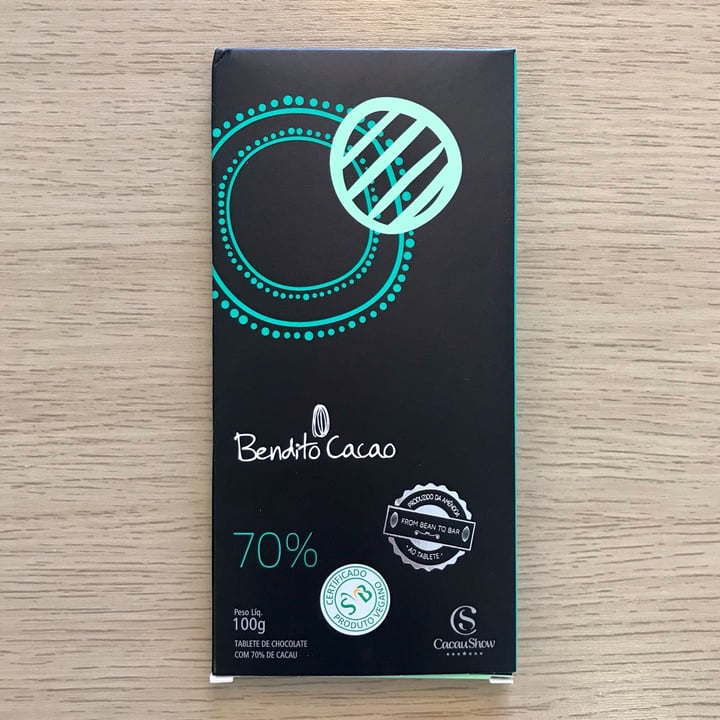 photo of Bendito Cacao Bendito Cacau 70% shared by @tauanemelo on  03 Apr 2022 - review