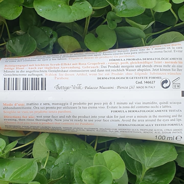 photo of Bottega Verde Gel Scrub Detergente shared by @ilariasalvadori on  09 Jun 2022 - review