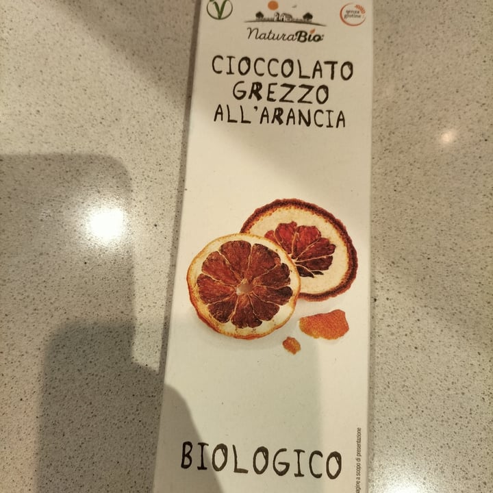 photo of NaturaBio Cioccolato Grezzo All'arancia shared by @lali86 on  04 Jun 2022 - review