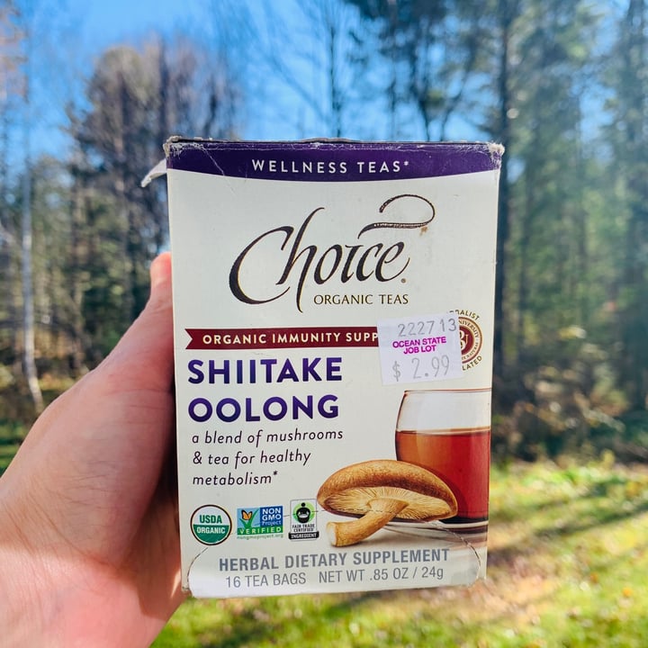 photo of Choice Organic Teas Shiitake Oolong shared by @iamgodschild on  11 Nov 2021 - review