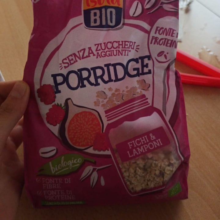 photo of Isolabio Porridge Fichi e Lamponi shared by @beatrizbisi on  22 May 2022 - review
