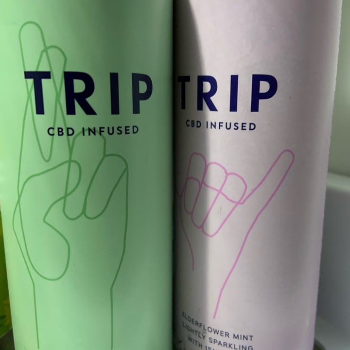 photo of Trip Elderflower mint lightly sparkling with 15mg CBD shared by @sarahlynne on  03 Nov 2022 - review