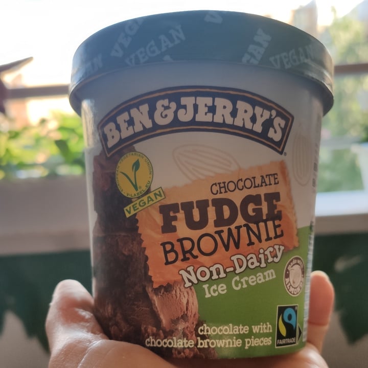 photo of Ben & Jerry's Chocolate Fudge Brownie Non-Dairy Ice Cream shared by @miriamaf95 on  15 Jul 2020 - review