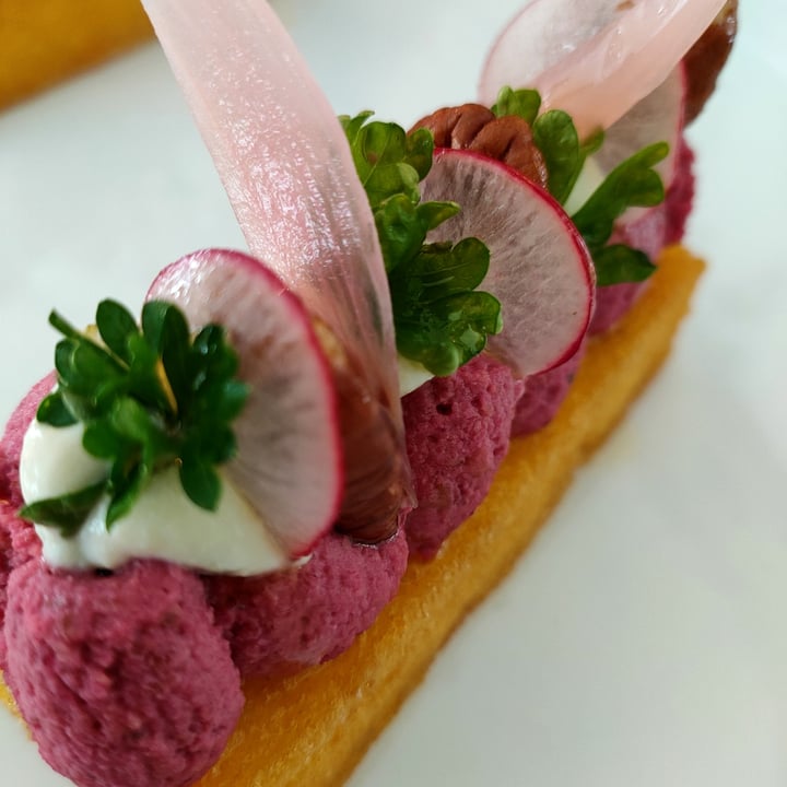 review photo of Capra e Cavoli vegetariano, vegano e pesce Polenta croccante con paté vegetale alle noci shared by @glorianutri on 10 Mar 2022 - review