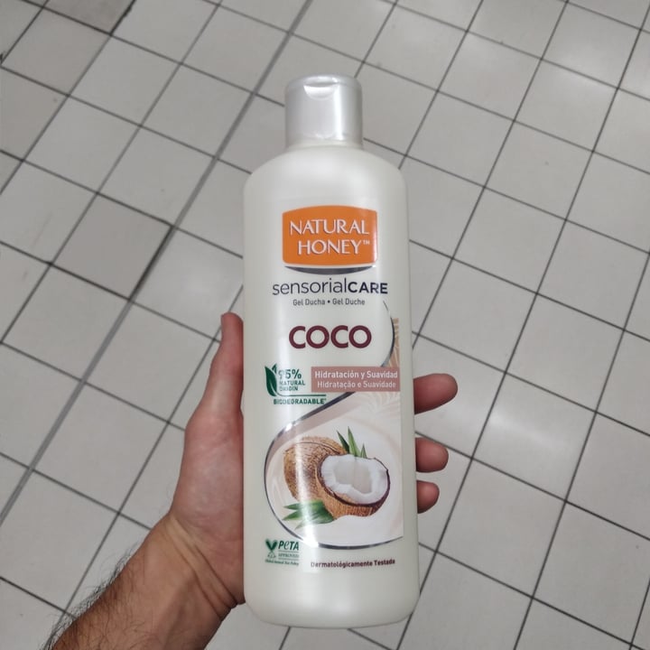 photo of natural honey gel de ducha aroma coco shared by @javierpascual on  27 Jan 2023 - review