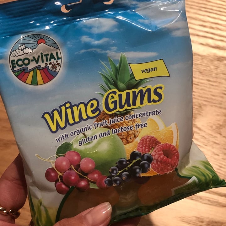 photo of Eco-vital Wine gums shared by @thetinyvegan on  09 May 2021 - review