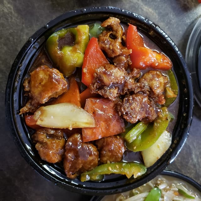 Foto del plato “Meatless Satay Chicken”
