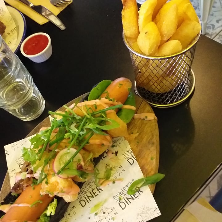 photo of Unity Diner The Surf n' Turf Dog shared by @amelierobino on  14 Dec 2020 - review