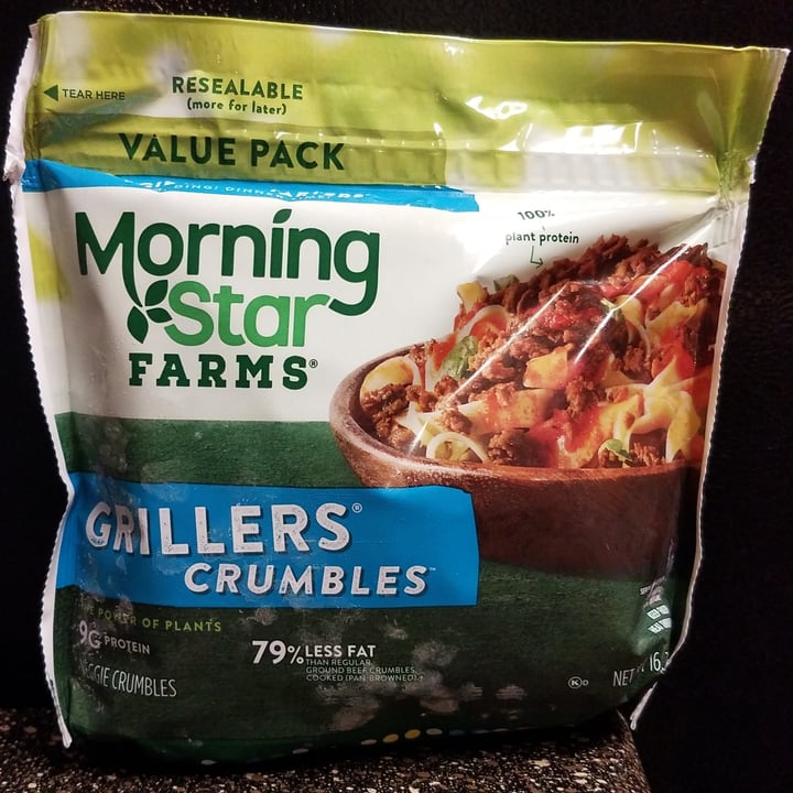 photo of MorningStar Farms Grillers Crumbles shared by @jennifefer on  23 May 2020 - review