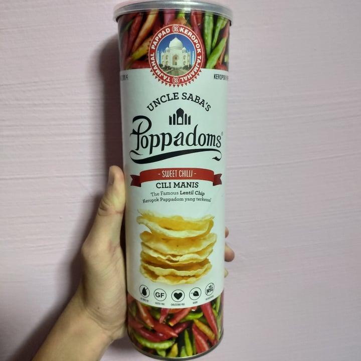 review photo of Uncle Saba's Poppadoms Cili Manis shared by @austenleow on 17 Dec 2021 - review