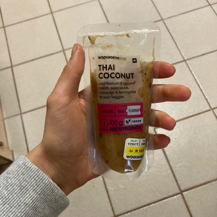 photo of Woolworths Food Thai coconut sauce shared by @miapretorius on  16 Oct 2021 - review