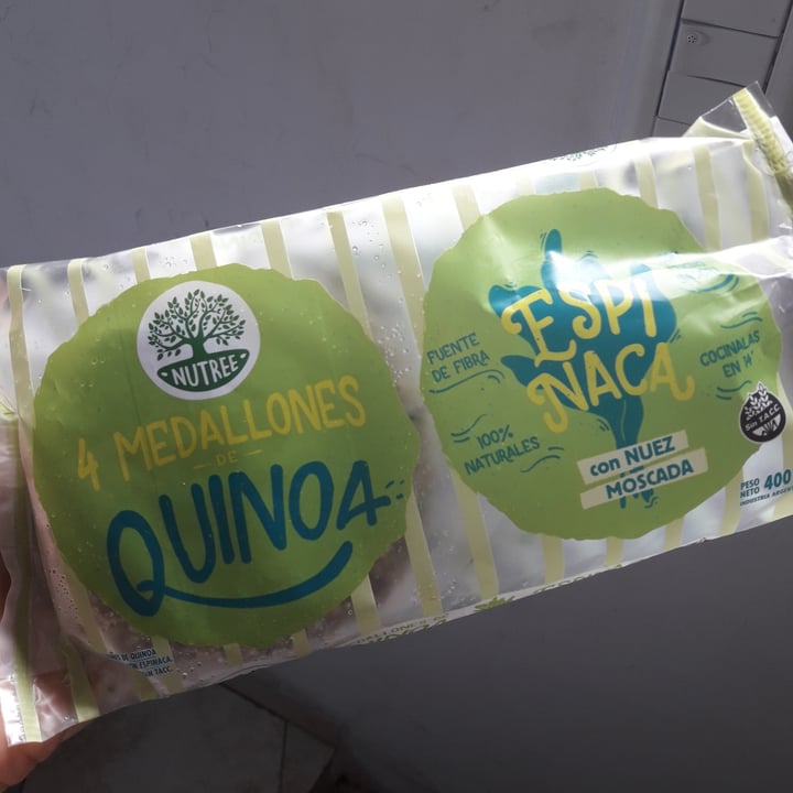 photo of Nutree Medallones De Quinoa Espinaca Con Nuez Moscada shared by @solvalentina on  18 Dec 2020 - review