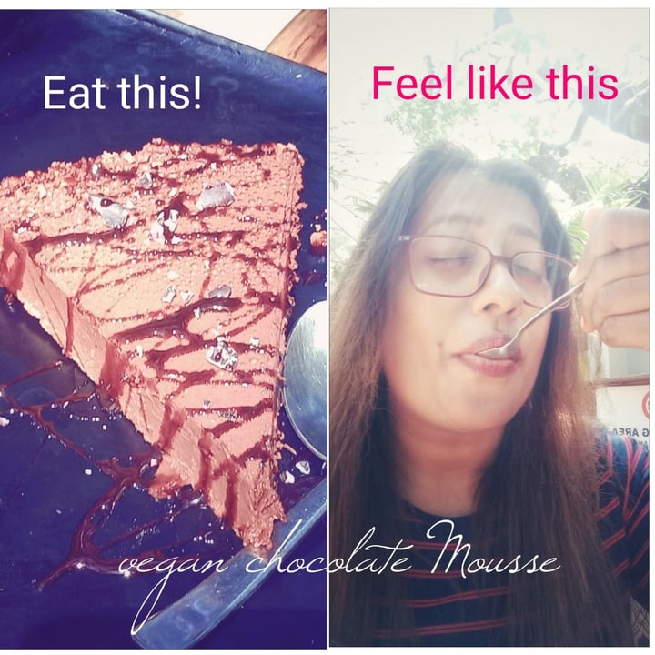 photo of Bean Me Up Restaurant Chocolate mousse cake shared by @veganworld on  16 May 2019 - review