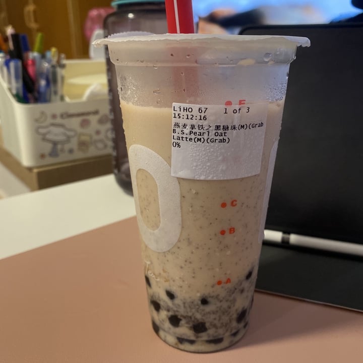 photo of LiHO TEA @ Bedok Mall Brown Sugar Pearl Oat Latte shared by @sherrainicorn on  11 May 2021 - review