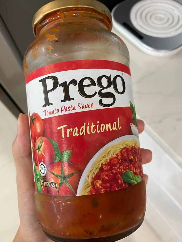 photo of Prego No Sugar Added Traditional Sauce shared by @audreytongg on  01 Jun 2020 - review