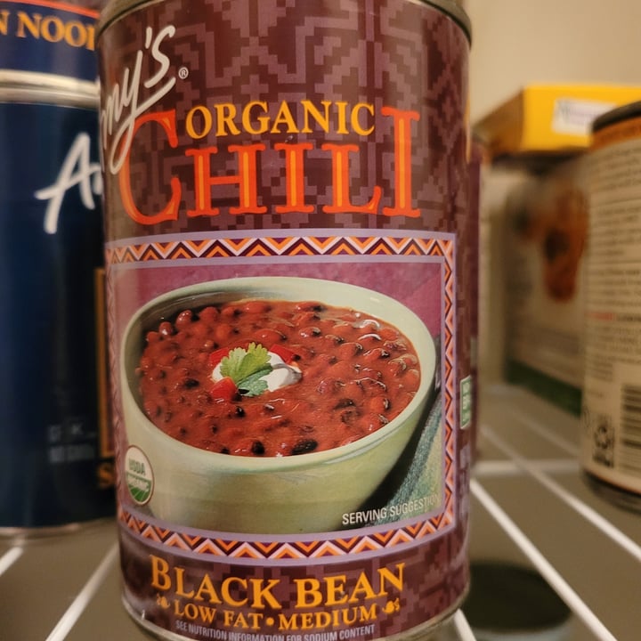 photo of Amy’s Organic Black Bean Chili shared by @rjroszkowski on  26 Jan 2021 - review