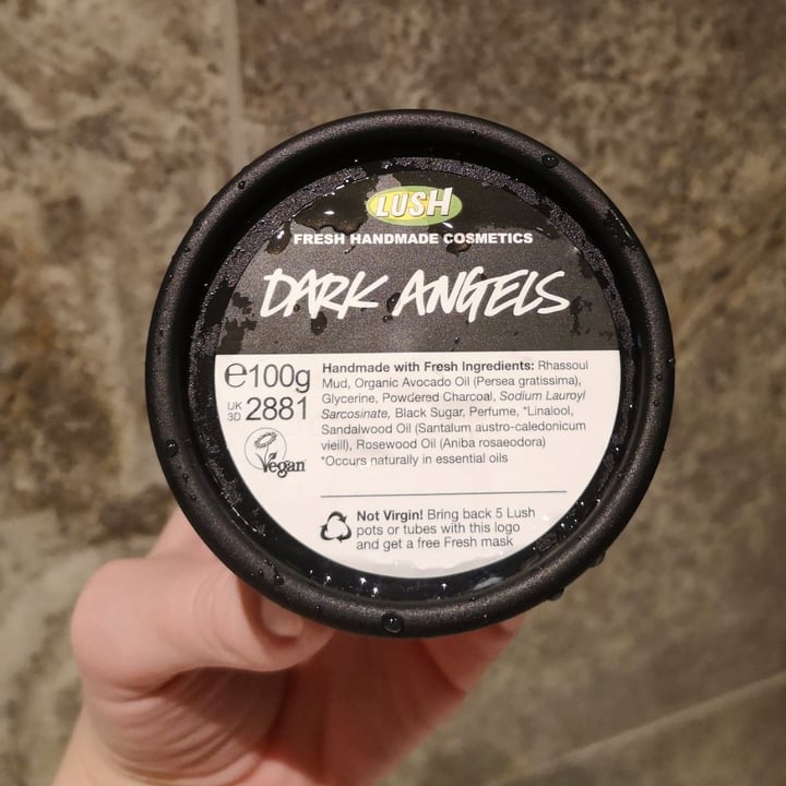 photo of LUSH Fresh Handmade Cosmetics Dark Angels shared by @morethanrabbitfood on  09 Feb 2020 - review