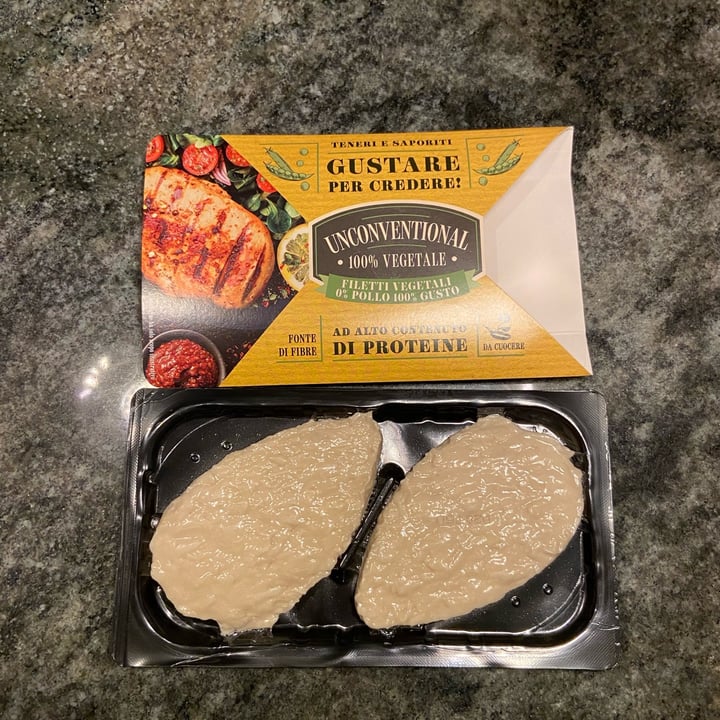 review photo of Unconventional Filetti Vegetali 0% Pollo 100% Gusto - Plant Based Fillet shared by @raffylanfen on 11 May 2022 - review