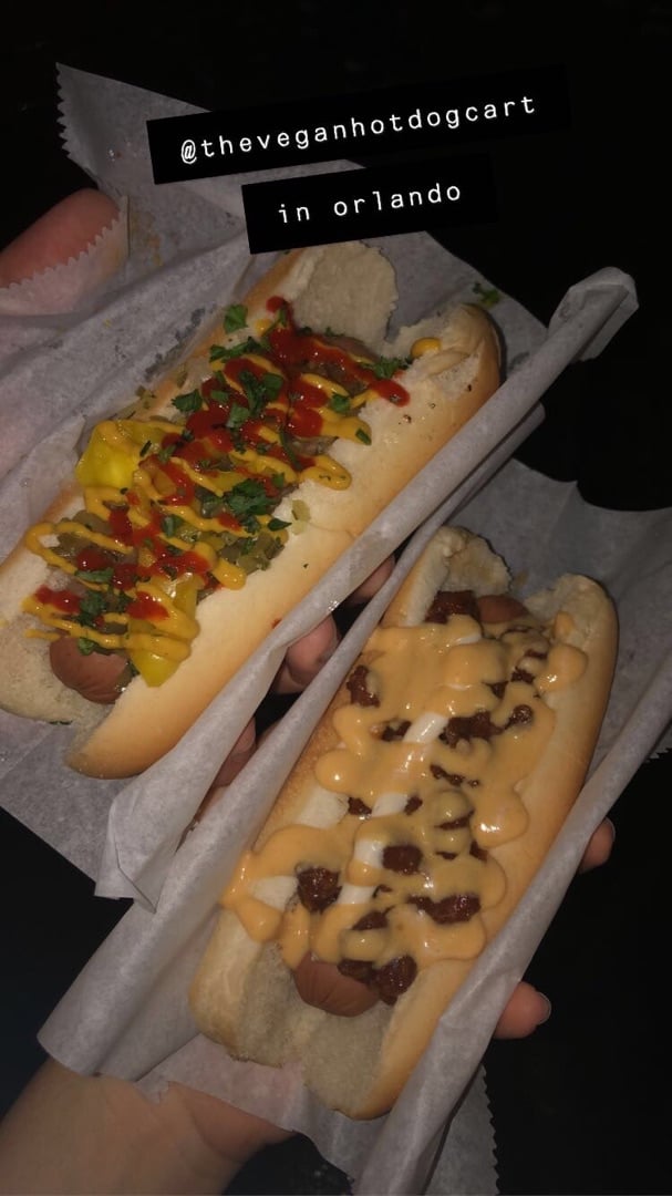 photo of The Vegan Hot Dog Cart Vegan Hotdog shared by @rvidal17 on  26 Dec 2019 - review