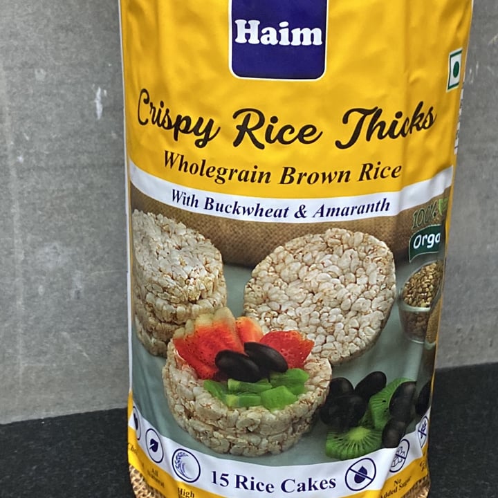 photo of Haim Rice cakes shared by @michellep26 on  02 Nov 2021 - review