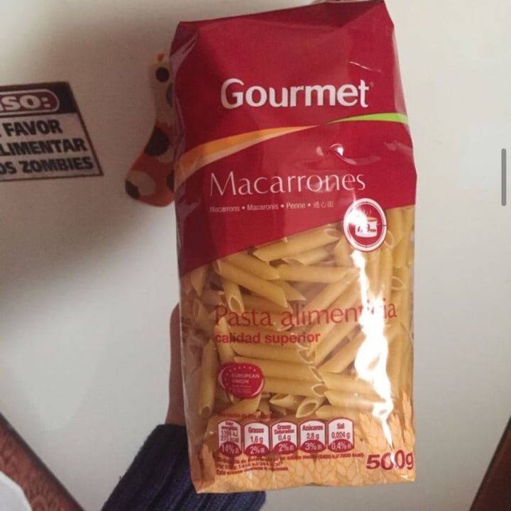 photo of Gourmet. Macarrones shared by @na-vegan-te on  28 Sep 2021 - review