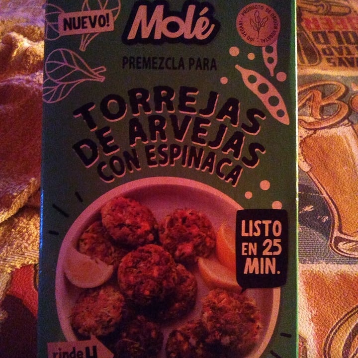 photo of Molé Premezcla Para Torrejas De Arvejas Con Espinaca shared by @vallveg on  11 Jan 2022 - review