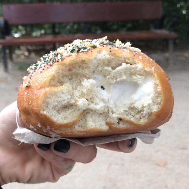 Foto do prato “Donut salado”