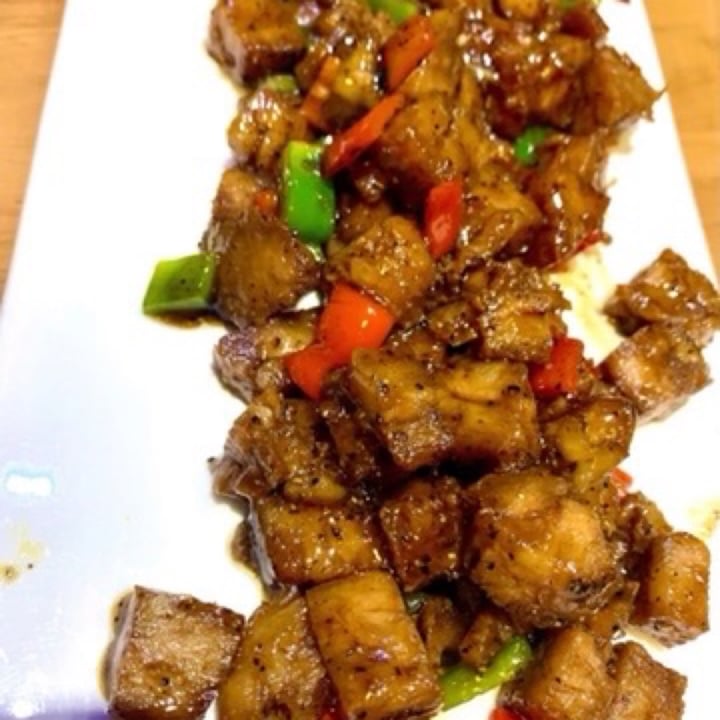 review photo of Mingsheng Vegetarian Restaurant Spiced Mushroom with Peppers shared by @cinnamonwolf on 27 Jun 2020 - review