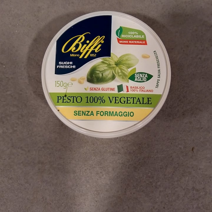 photo of Biffi Pesto 100% Vegetale Senza Formaggio shared by @crilla on  03 Jan 2022 - review