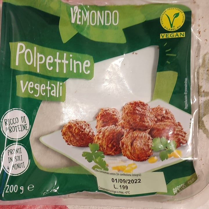 review photo of Vemondo Polpette Vegane shared by @newmimi on 17 Sep 2022 - review