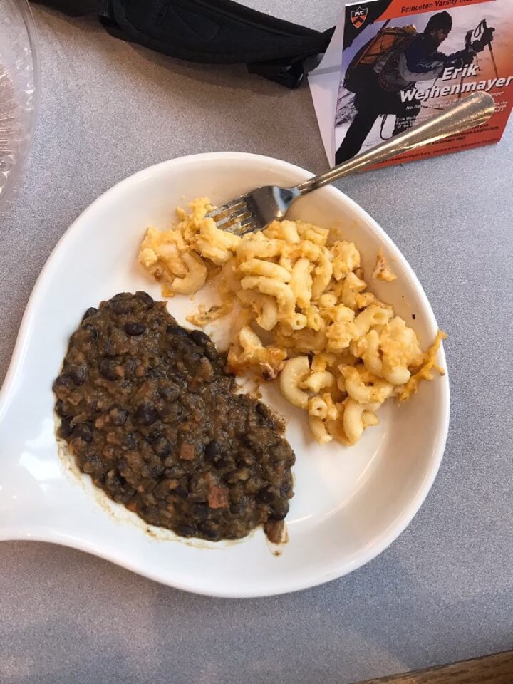 photo of Frist Campus Center Mac n cheese, grains, and beans shared by @jharisay on  18 Oct 2018 - review