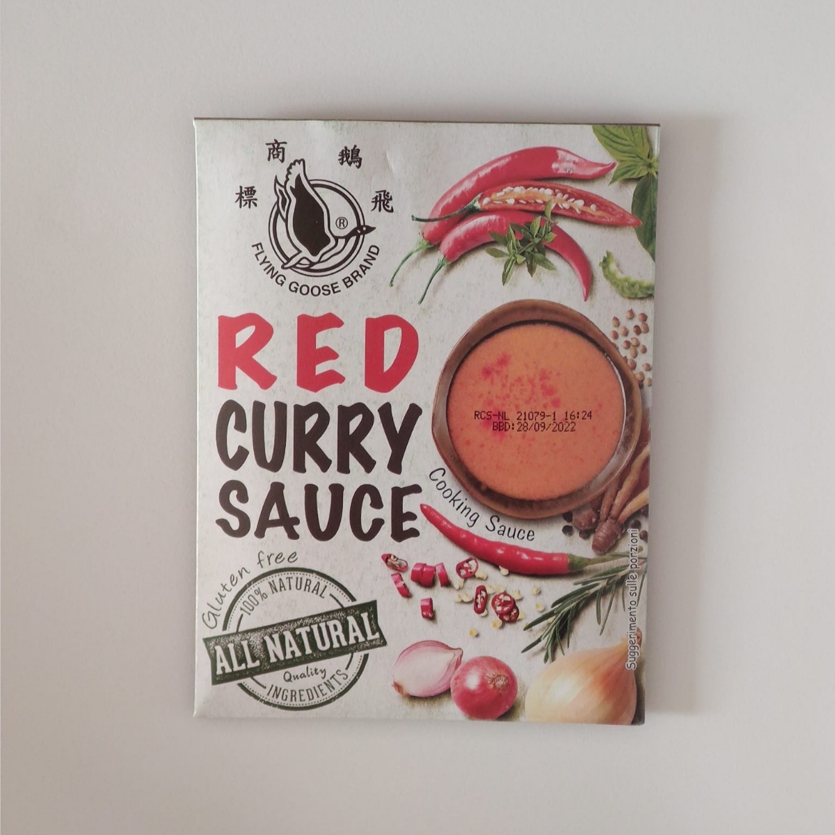 Flying goose red curry paste hot sale