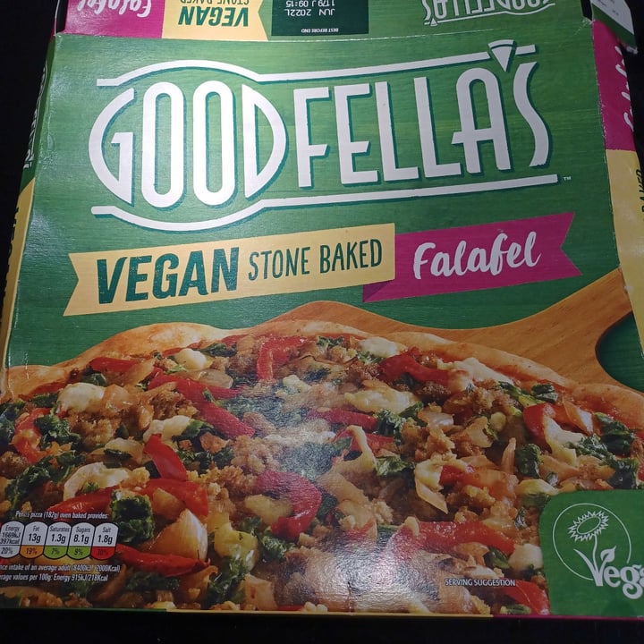 photo of Goodfella's Good Fellas Vegan Falafel Pizza shared by @amahaug on  26 Sep 2021 - review
