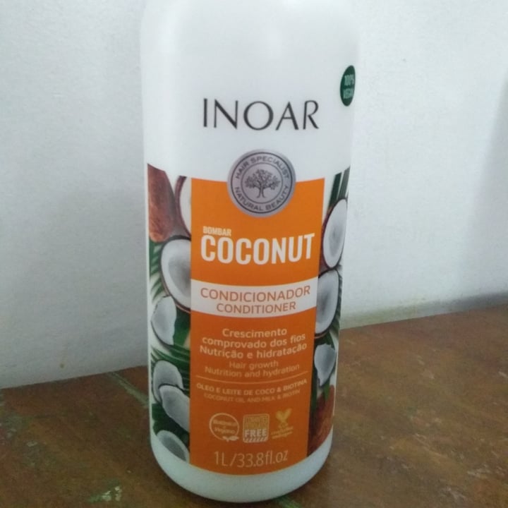 photo of Inoar Coconut Condicionador shared by @lucsdv on  16 Apr 2022 - review