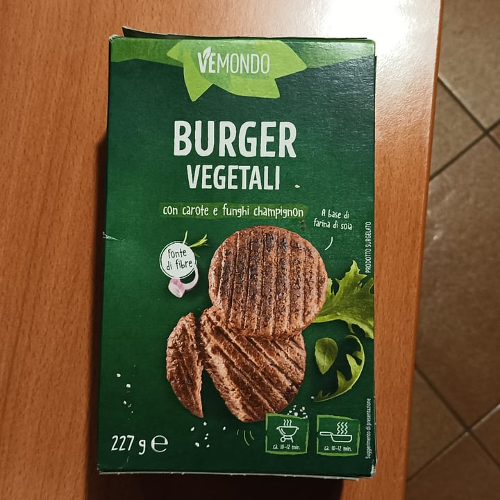 photo of Vemondo 2 Burger con carote e funghi champignon shared by @giuliaca on  15 Mar 2022 - review